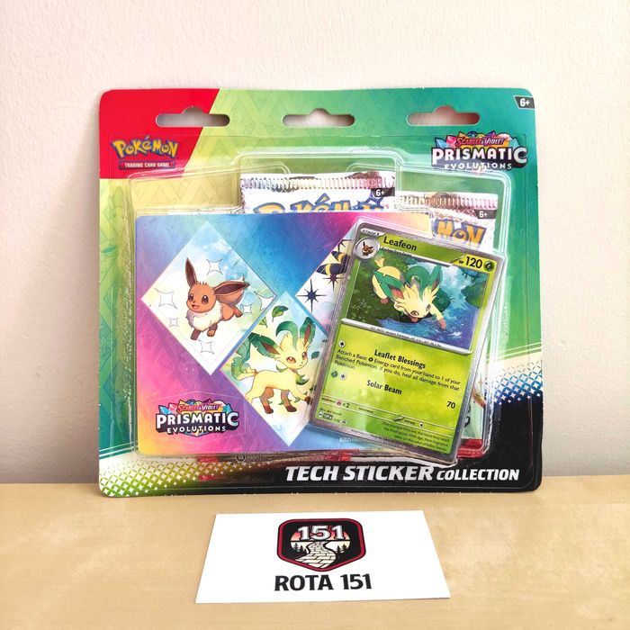 Scarlet & Violet – Prismatic Evolutions Tech Sticker Collection