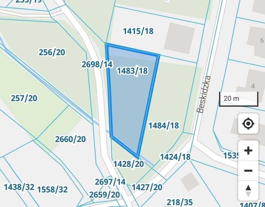 Działka budowlana Żory Rój BEZ POŚREDNIKÓW