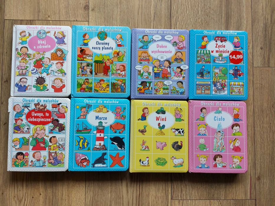 Obrazki dla maluchów - zestaw 5 książeczek edukacyjnych