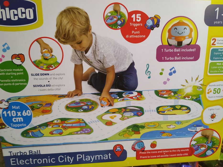 Chicco Trubo Team Miasto Elektroniczna mata dla dzieci
