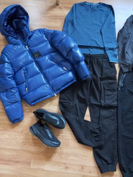 Пакет вещей на мальчика 13-14 лет куртка зимняя пуховик Zara