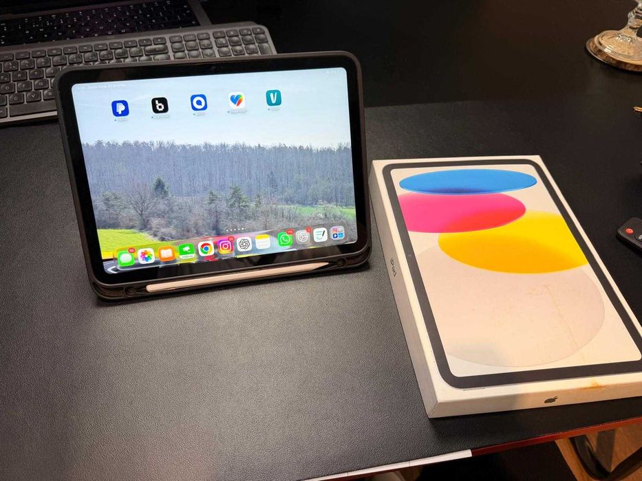 Apple iPad A16 + Capa Dobrável Suporte + Caneta Pencil Bluetooth