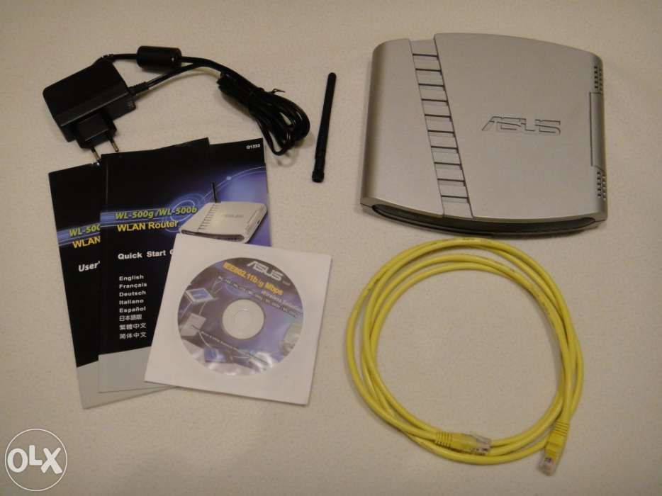 ASUS WL-500g Wireless Router - SO HOJE64740938179202121