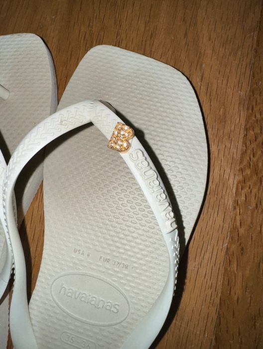 Havaianas square brancas tam. 35-36
