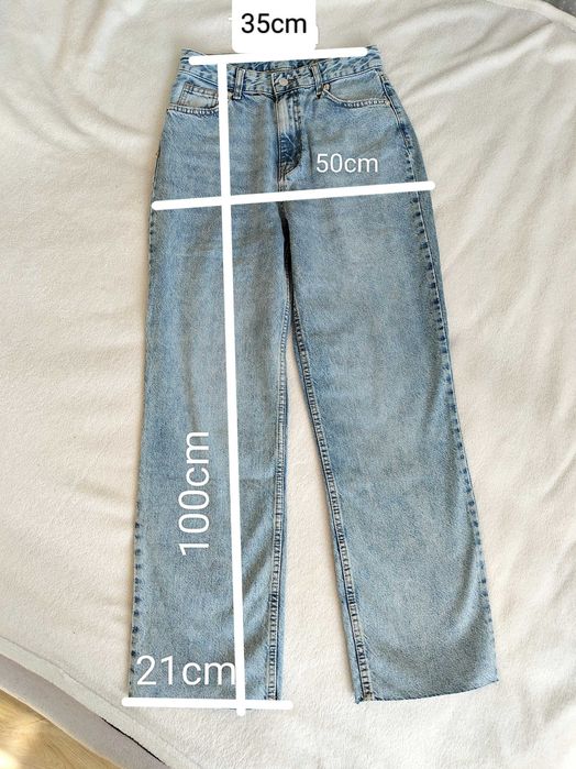 Jeansy jasne nowe 38