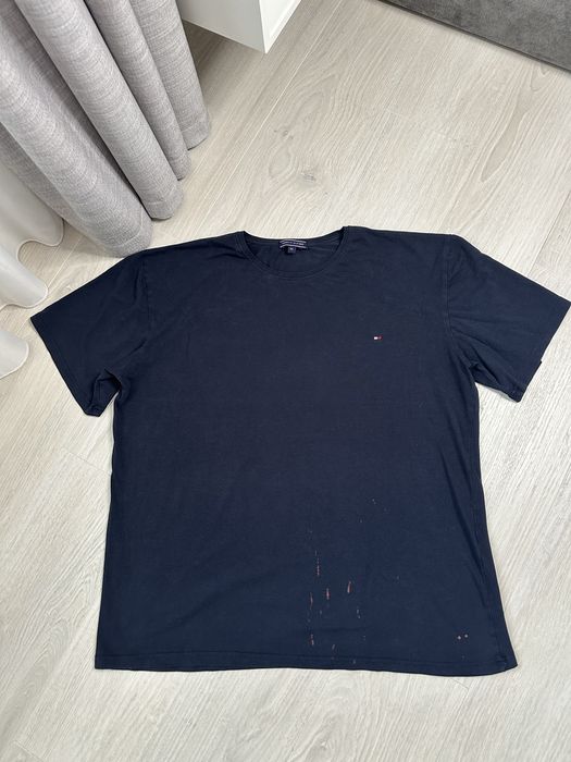 T-shirt Tommy Hilfiger 5xl granatowy koszulka męska duża