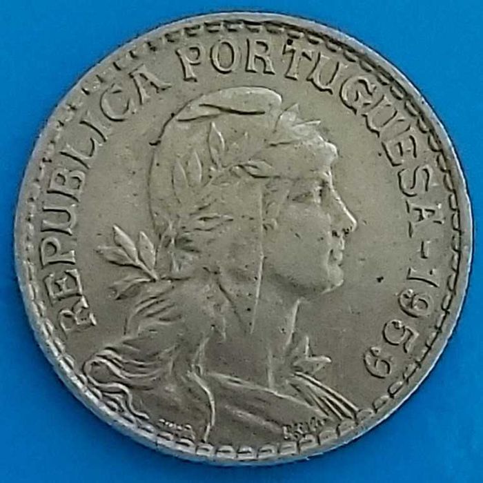 1$00 de 1959 Republica Portuguesa