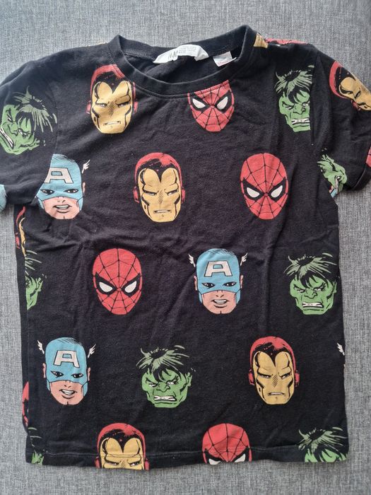 T shirt marvel h&m 8/10 lat, 134/140 cm