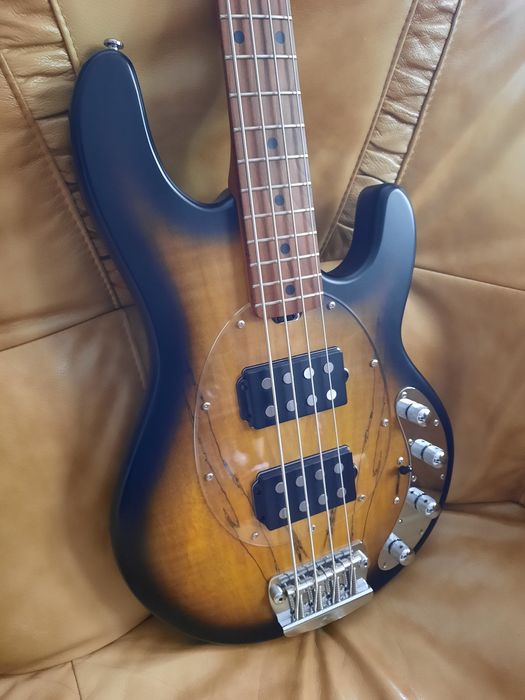 Gitara basowa Sterling by Music man stingray ray34hh natural burst sat