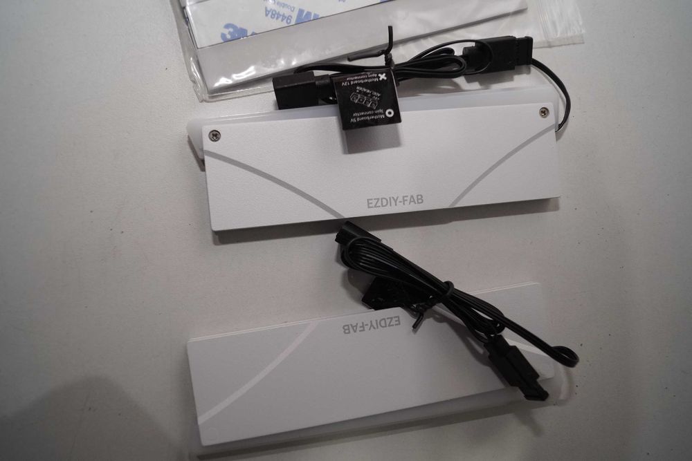 EZDIY-FAB 5V ARGB RAM Cooler DDR Radiator do DIY PC DDR3 DDR4- Biały