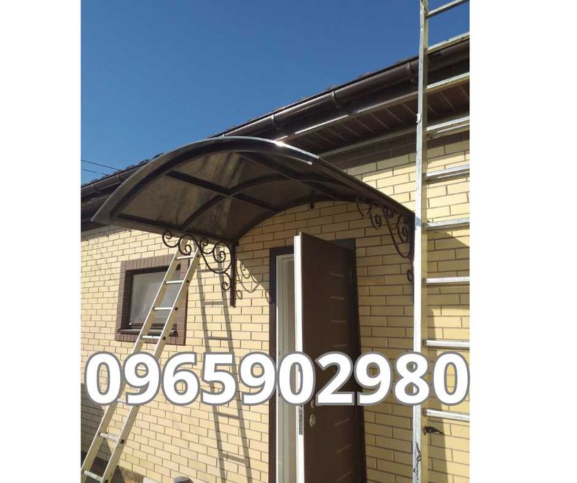 Продаём и заменяем поликарбонат на козырьках НЕ ДОРОГО