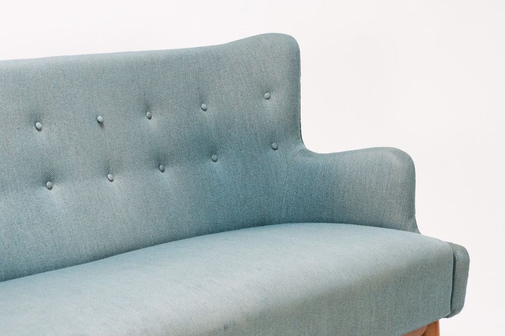 Sofa vintage Eva & Nils Koppel 1950s do tapicerowania