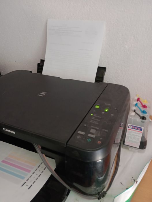 МФУ Canon mp280 принтер ксерокс 3 в 1 з СНПЧ кольоровий друк
