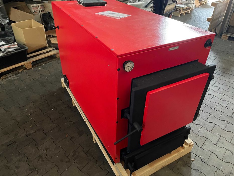 Piec na słomę i drewno TERMOMONT kocioł CO z płaszczem wodnym BTK 65kW