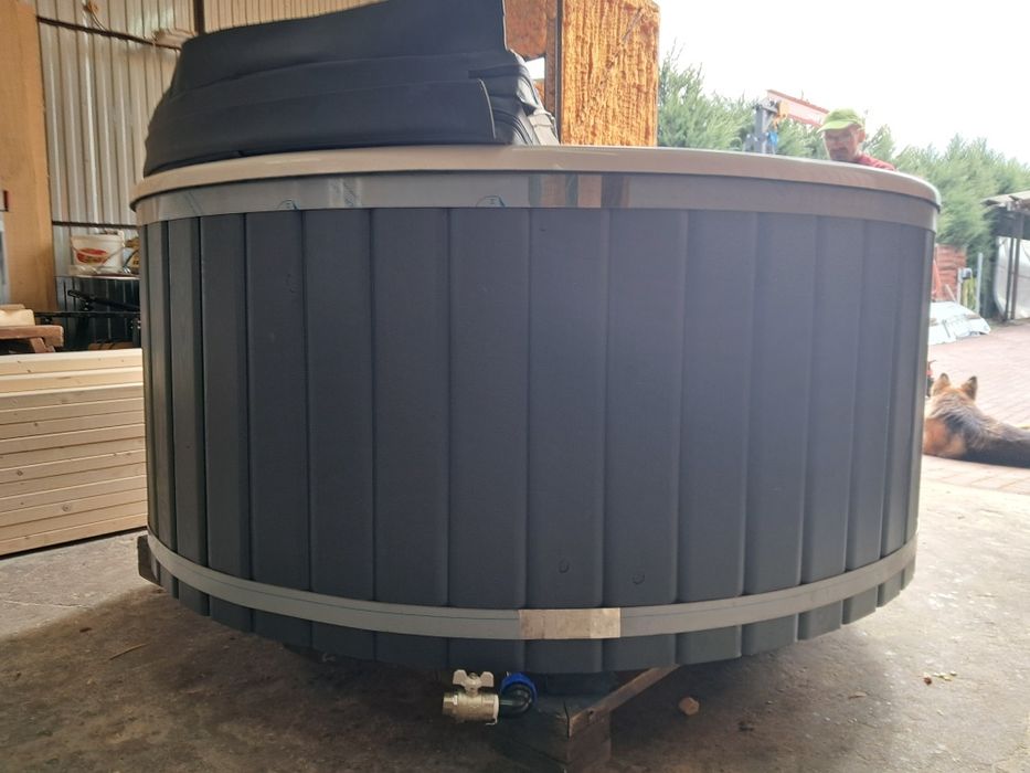 Balia ogrodowa ruska bania jacuzzi basen beczka sauna