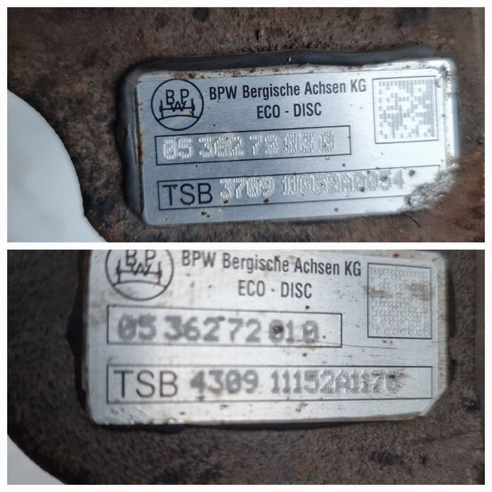 Супорт BPW БПВ  TSB4309 TSB3709 TS2 4309 TS23709