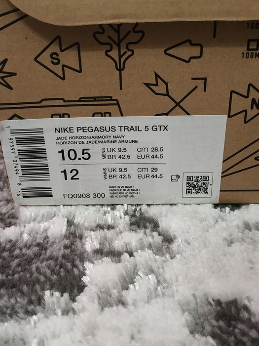Оригінальні кросівки Nike Pegasus trail 5 gtx