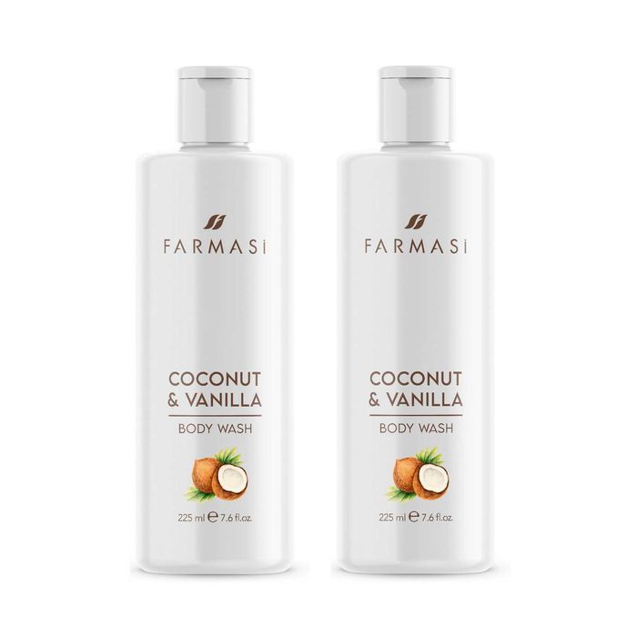 Coconut&Vanilla Żel pod prysznic  - 2 sztuki z Farmasi