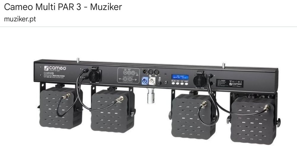 Barra Led Cameo  CLMPAR 3