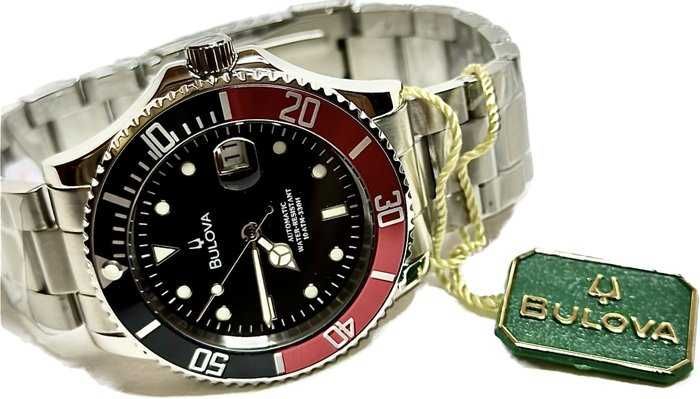 Bulova Automatic Diver 91910 Pepsi Fullset NOS