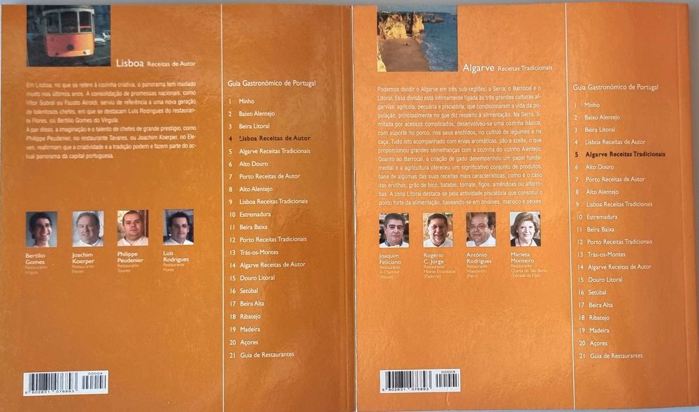 Guia Gastronómico de Portugal (9 volumes)