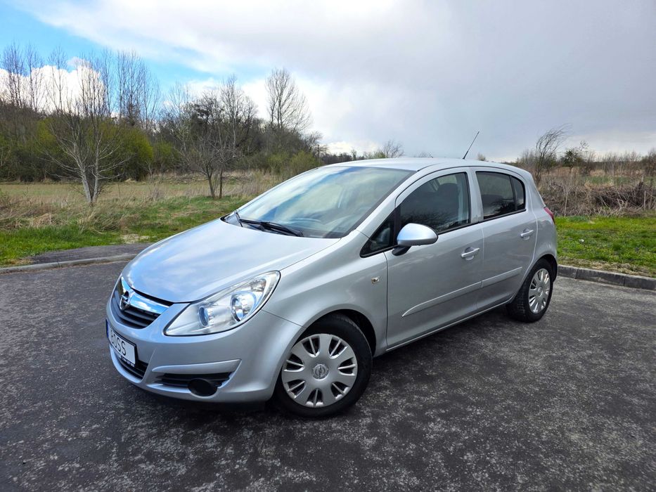 Opel Corsa 1,2 Benzyna 80KM 2008r Klimatyzacja, Długie Opłaty, Elektryczne Szyby