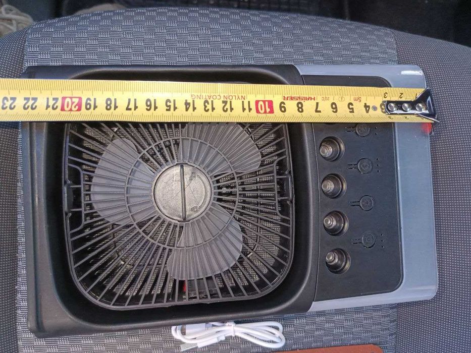 Вентилятор - кондиціонер зволожувач повітря Air Cooler Fan чорний (вентилятор - кондиционер, увлажнитель воздуха)