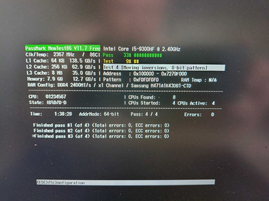 Оперативна пам'ять DDR4 PC4 Sodimm 8GB 2666MHz