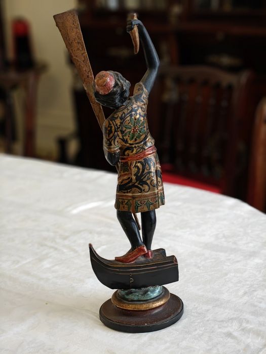 Escultura BLACKAMOOR do século XIX