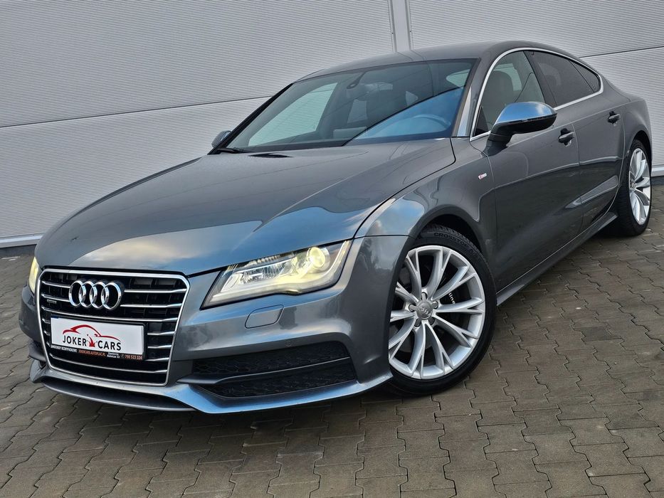 Audi A7 Sportback Piękna S-LINE 313PS QUATTRO! Skóra+Kubełki^Ele.Klapa^ALu19+Nowe Opony