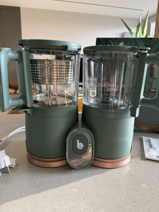 Пароварка-блендер Babymoov Nutribaby Glass+ подарунок преспун