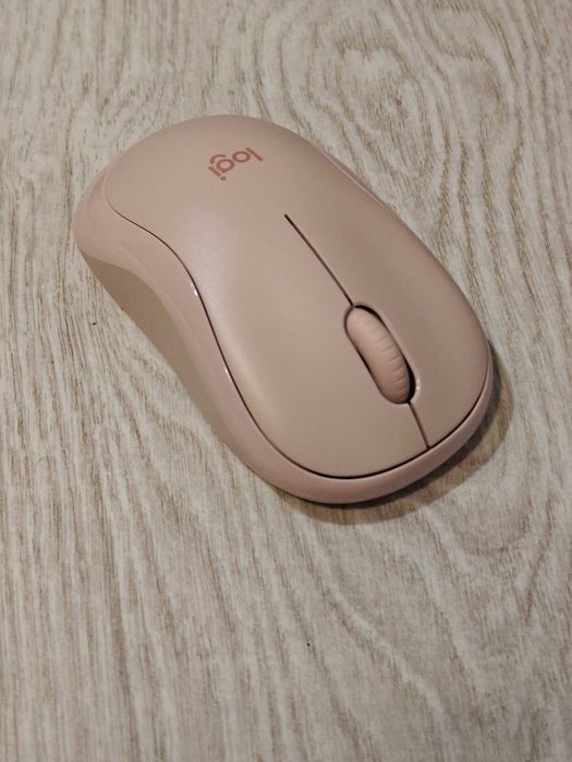 BEZGŁOŚNA Mysz Logi M240 Silent Myszka komputerowa RÓŻOWA unikat Logitech marka premium niezawodne