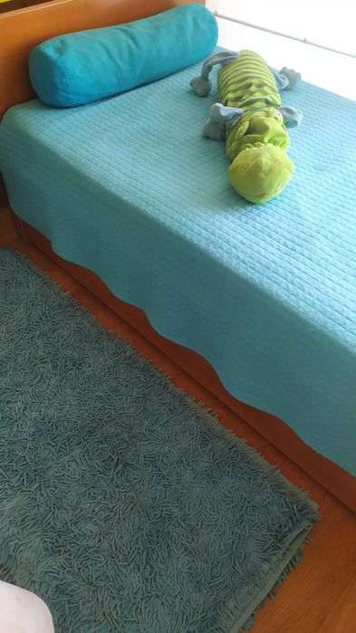 Conjunto cobertas Azuis