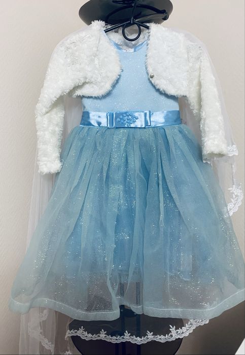 Святкове Дитяче плаття  з шубкою