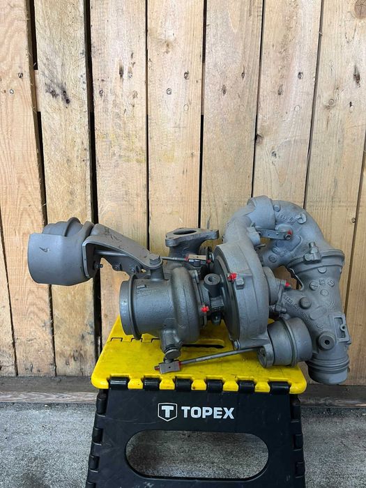 Turbosprężarka BiTurbo Mercedes C E GLK 200 250 CDI OM651 Po Regeneracji