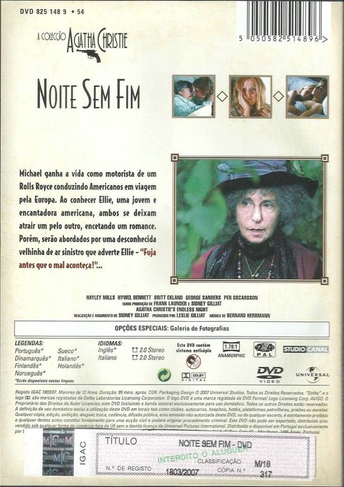 Noite Sem Fim (colecção Agatha Christie) (1972)