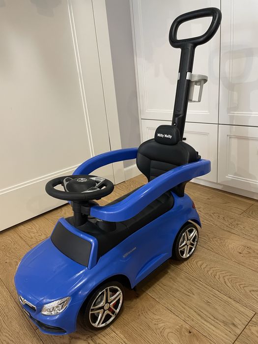 Jeździk Auto Pchacz Mercedes AMG dla dziecka 4w1 z rączką Icoon autko