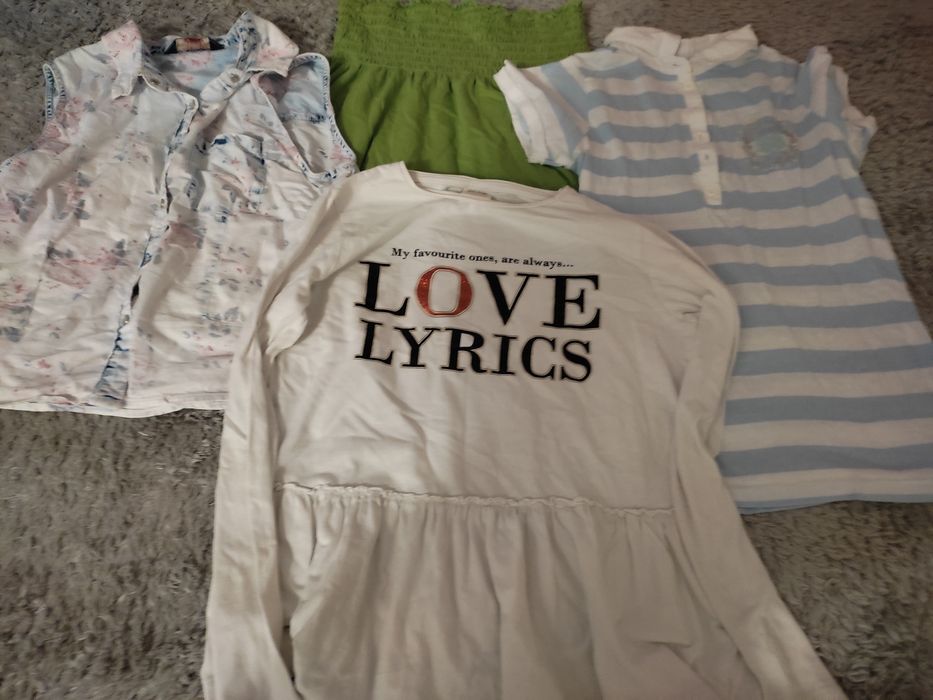 4 bluzki dla dziewczynki