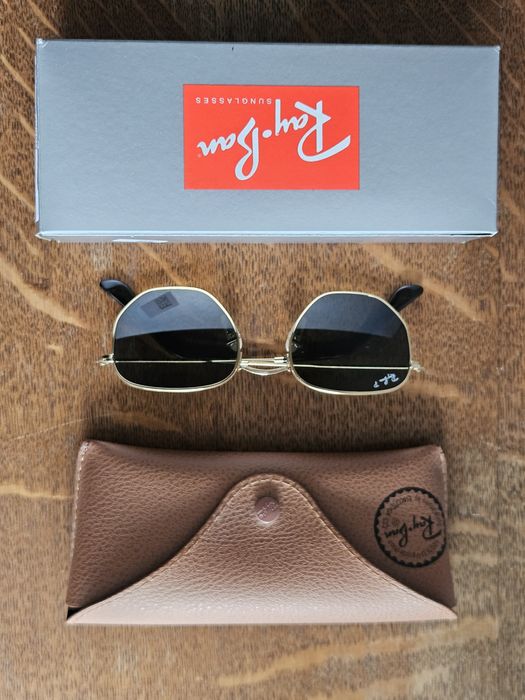 Okulary Ray-Ban Polarized Hexagonal 58mm