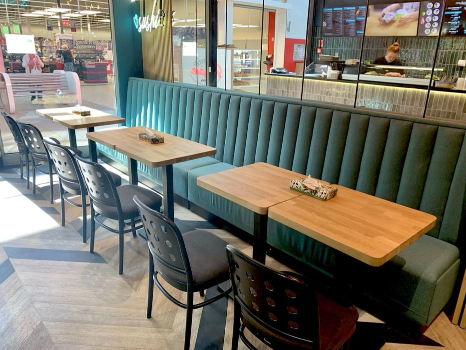 MOCNA Sofa PRODUCENT kanapa loża tapicerowana LINE do restauracji baru