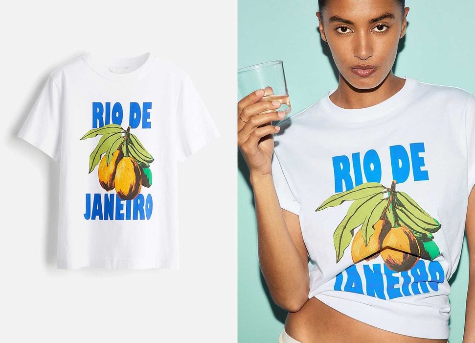 T-shirt bluzka L nowa kolekcja koszulka biała bawełna PROMOCJA