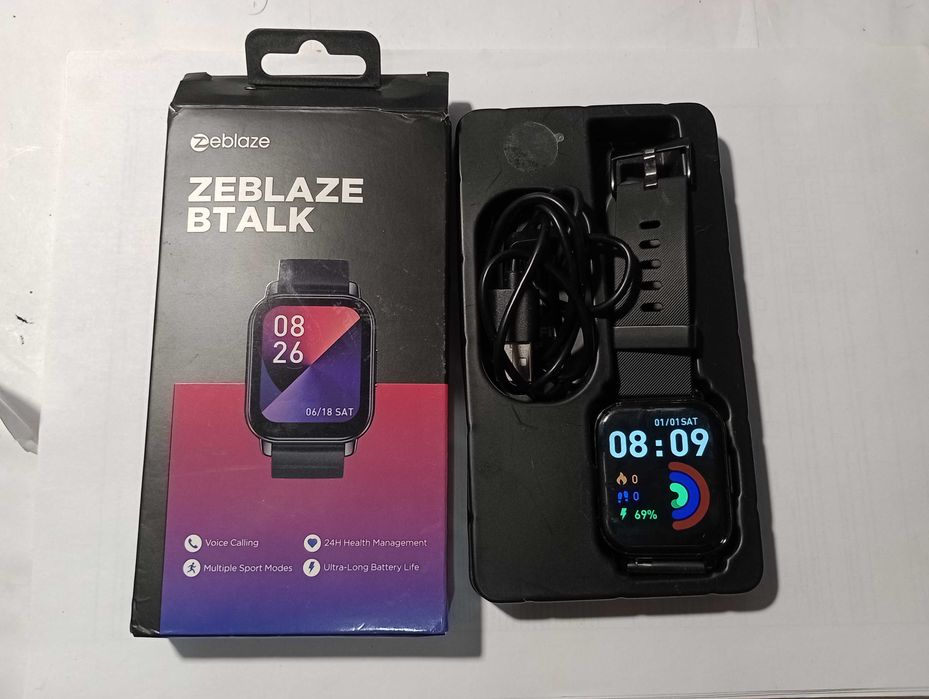 Смарт-годинник Zeblaze Btalk Black