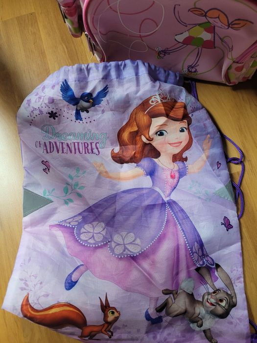 Tornister dla dziewczynki+worek,plecak szkolny różowy Endo