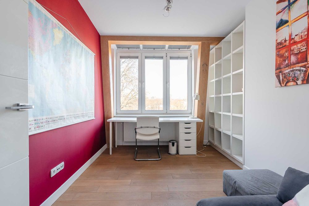 Ostatnie piętro - genialny widok, Park Łazienkowski + Garaż