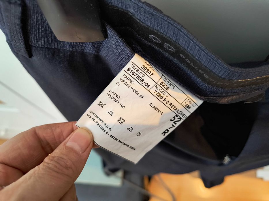 Garnitur męski granatowy ,włoski fason r 50-52