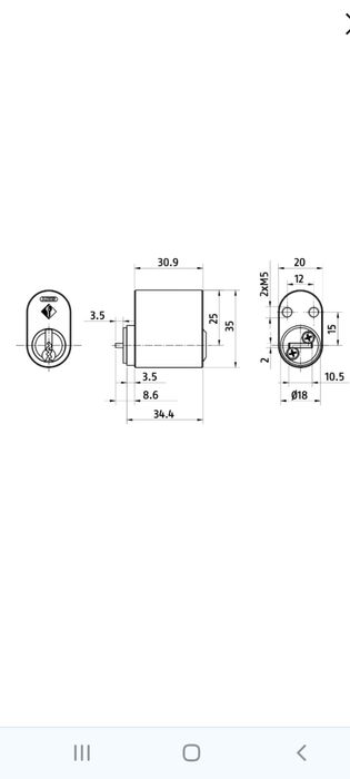 Серцевина дверна ABLOY