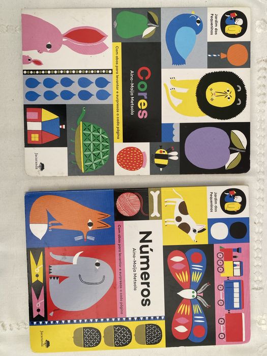Colecao de 2 livros Numeros e Cores