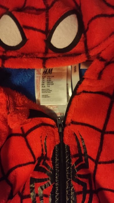 Fato do homem aranha