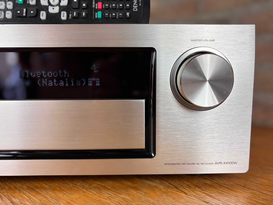 Amplituner Denon AVR-X4100W 7.2 czarny, srebrny