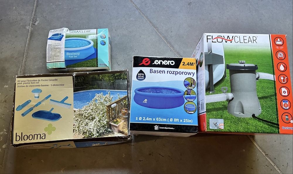 Basen wraz z osprzetem